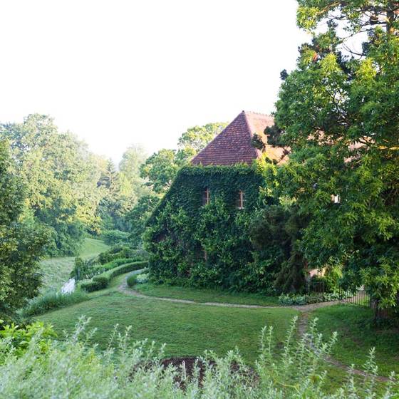 Garden of the Hotel Schloss Obermayerhofen