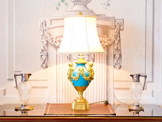 lamp in the castle
